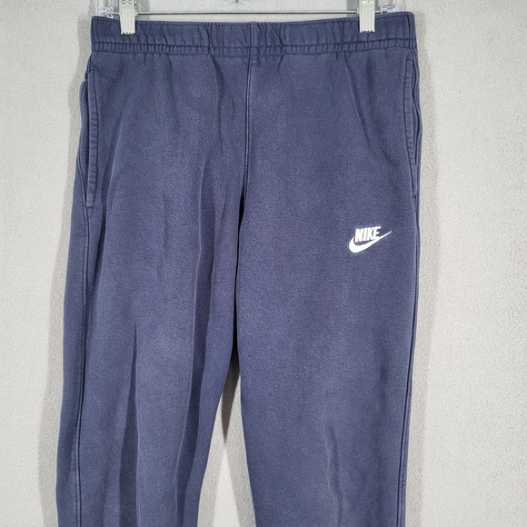 Nike Joggers Mens Small Navy Blue Jogger Athletic Casual Comfort Sweatpants - Picture 2 of 15